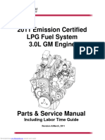 2011 Emission Certified LPG Fuel System 3.0L GM Engine: Including Labor Time Guide