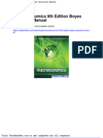Macroeconomics 9th Edition Boyes Solutions Manual