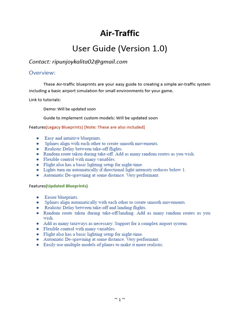 Air Traffic System User Guide 1.0 | PDF | Runway | Airport