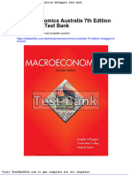 Macroeconomics Australia 7th Edition Mctaggart Test Bank