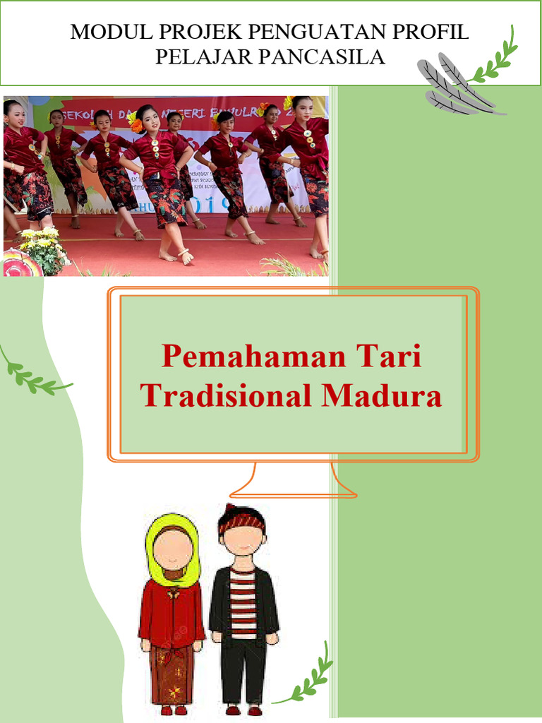 Tarian Tradisional Khas Madura | PDF | Karier & Perkembangan