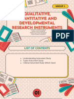 Group 3 Research Instrument