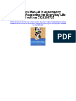 Solutions Manual To Accompany Statistical Reasoning For Everyday Life 3rd Edition 0321286723