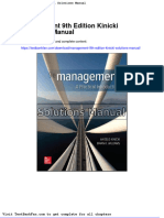 Management 9th Edition Kinicki Solutions Manual