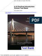 Management A Practical Introduction 6th Edition Kinicki Test Bank