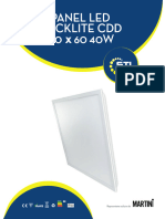 Panel Led Backlite CDD 60x60 40W