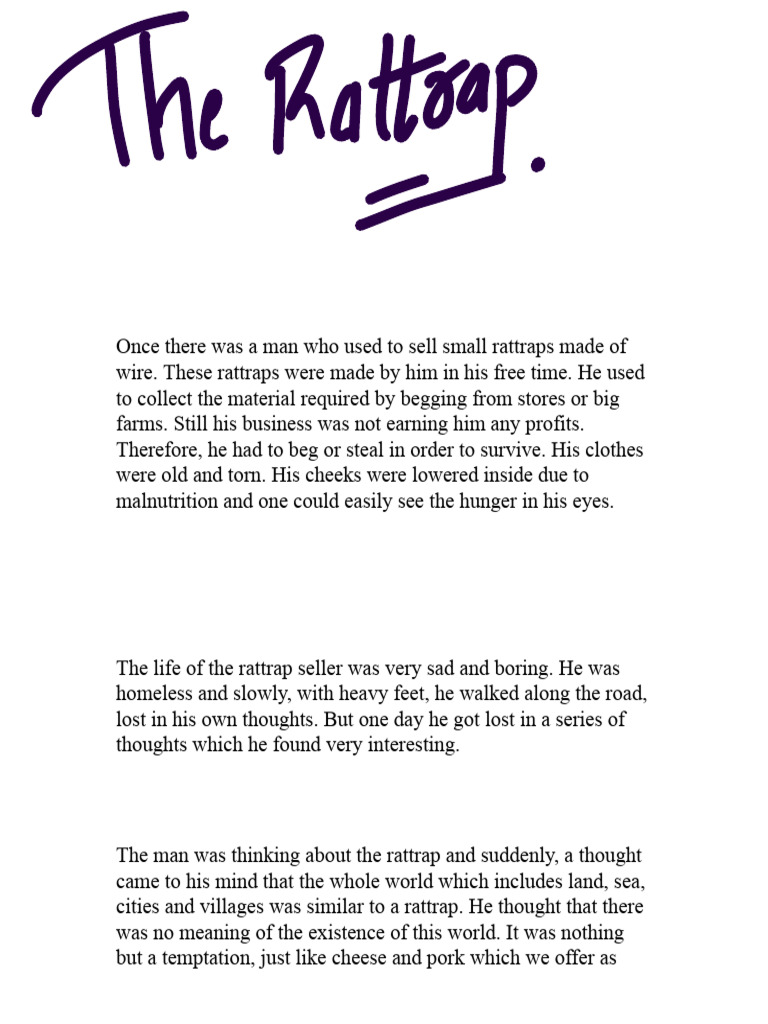 The Rattrap | PDF