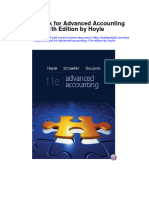 Test Bank For Advanced Accounting 11th Edition by Hoyle