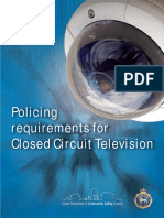 Policing requirements for Closed Circuit Television