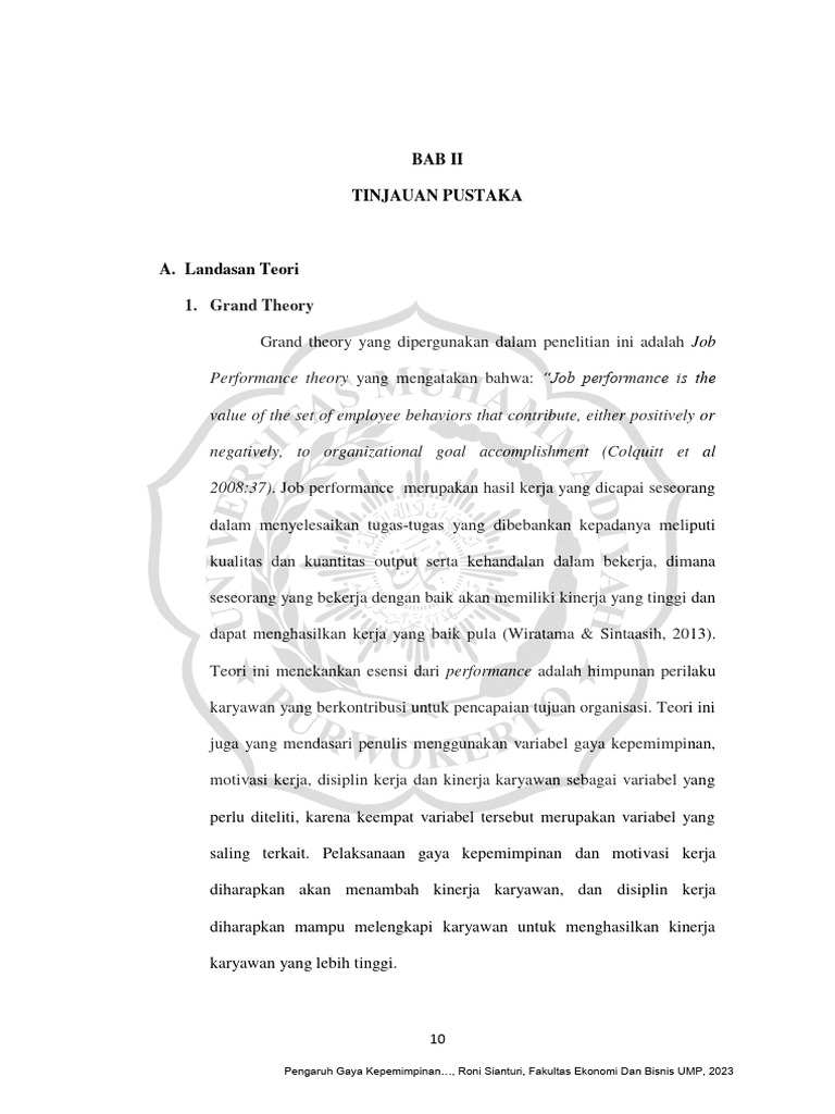 Roni Sianturi - Bab II | PDF