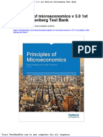 Principles of Microeconomics V 3 0 1st Edition Rittenberg Test Bank