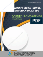 Analisis Hasil Survey Kebutuhan Data BPS Kabupaten Jayapura 2023