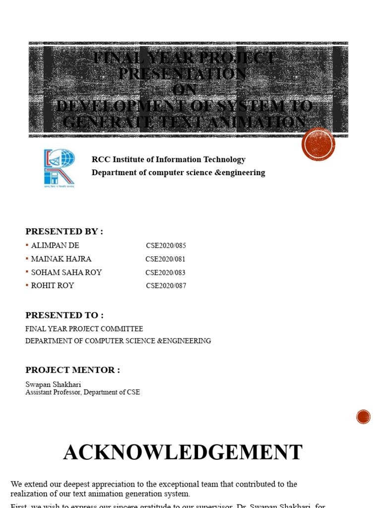 Final Year Project | PDF | Communication | Computing