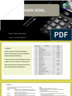 Latihan Soal: Dasar Dasar Akuntansi