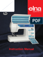 Elna 6200 Sewing Machine Instruction Manual