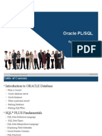 Oracle PL/SQL Fundamentals
