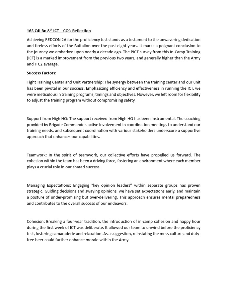 Achieving REDCON 2A: A Team Triumph | PDF