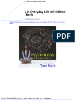Psychology in Everyday Life 4th Edition Myers Test Bank