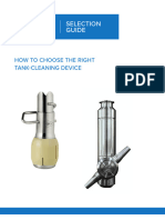 Alfa Laval Tank Cleaning Device Selection Guide