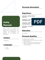 CV Template 0006