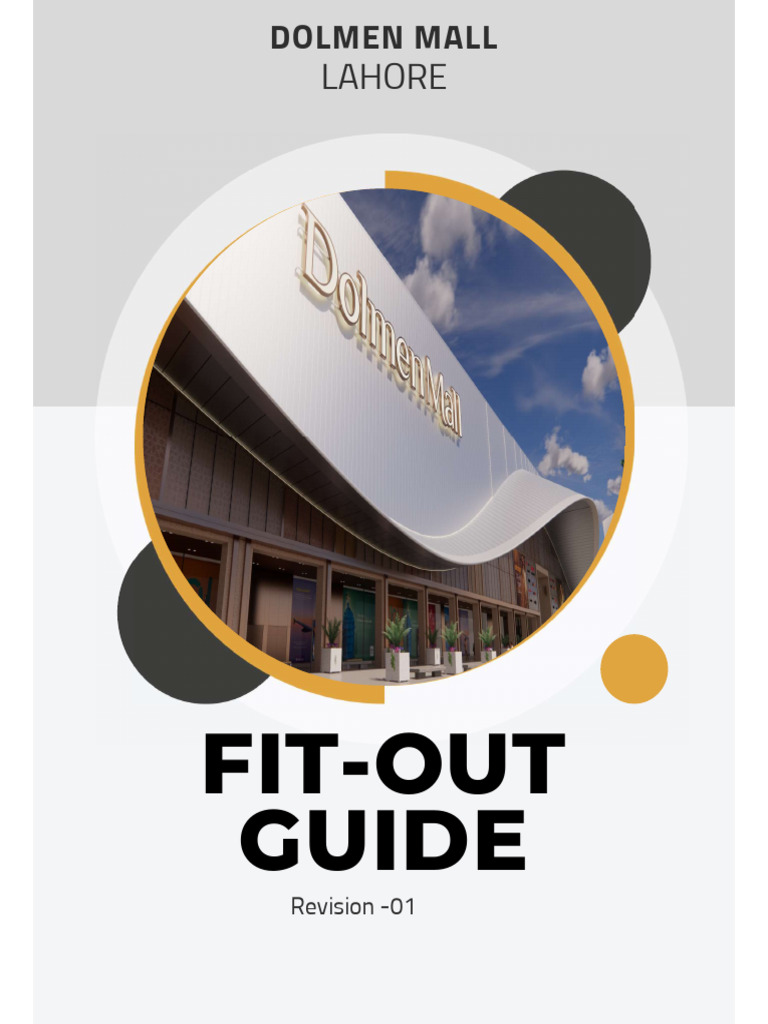 Dolmen Mall Lahore Fit-Out Guide | PDF | Waste | License