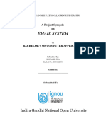 Final Report Email System