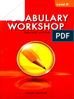 D Vocabulary Workshop Enriched Edition