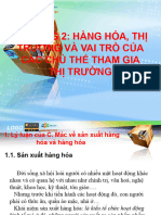 Chương 2 Hàng hóa, thị trường