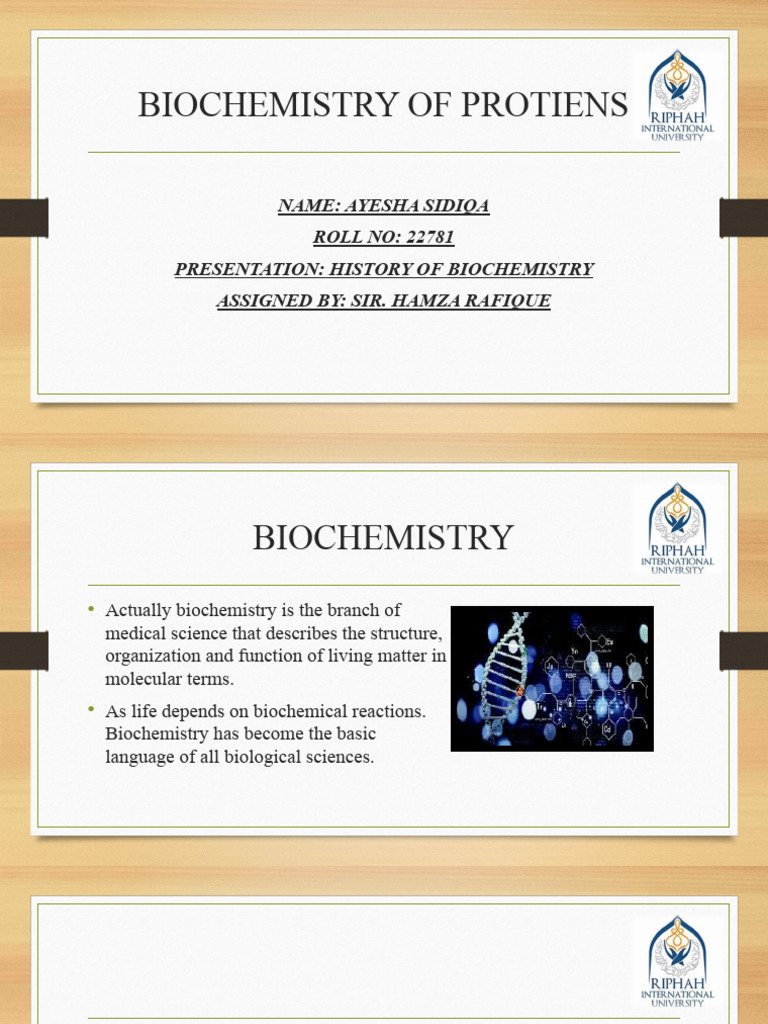 History of Biochemistry Timeline | PDF | Dna | Biochemistry