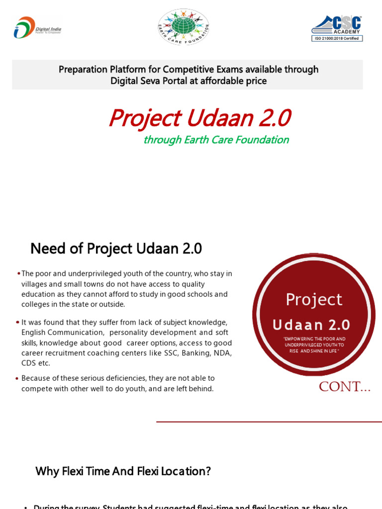 Project Udaan 2.0 | PDF