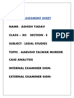 The Aarushi Murder Case