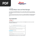 A Simple Blazor User and Role Manager