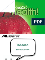 Choose Health Over Tobacco PPT Presentation