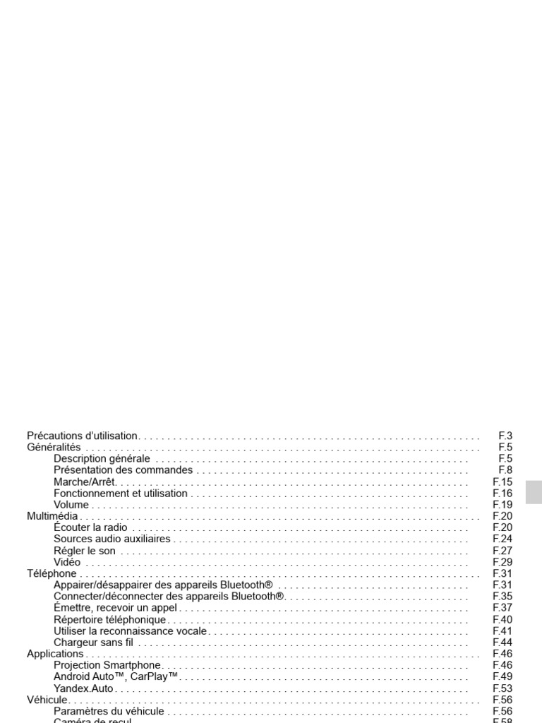 2020 Dacia Sandero Owners Manual PDF