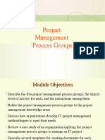 Project Management - Process Groups