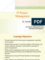 Introduction To IT Project Management