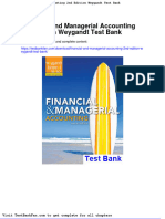 Financial and Managerial Accounting 2nd Edition Weygandt Test Bank