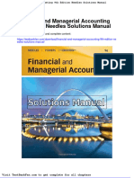 Financial and Managerial Accounting 9th Edition Needles Solutions Manual