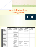 Project Risk Management - Area 8