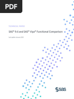 Sas9 4 Sas Viya Functional Comparison