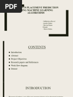 Students Placement Prediction Using Machine Learning Algorithms