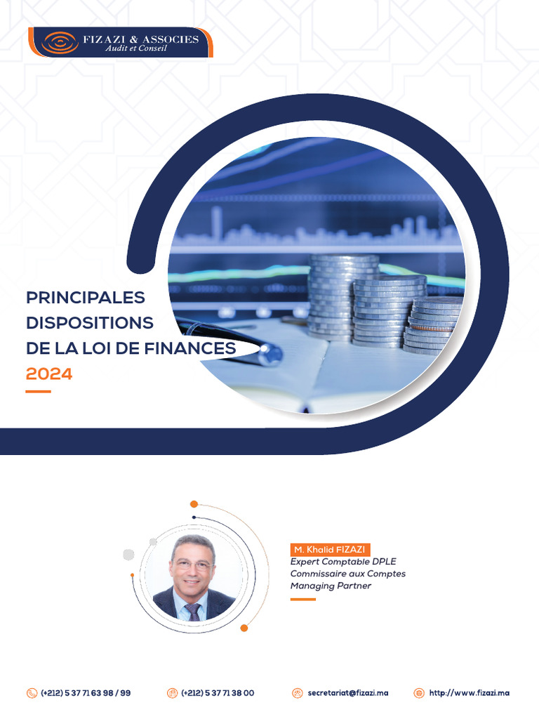 Dispositions Clés de la Loi de Finances 2024 | PDF | Taxe sur la valeur ...