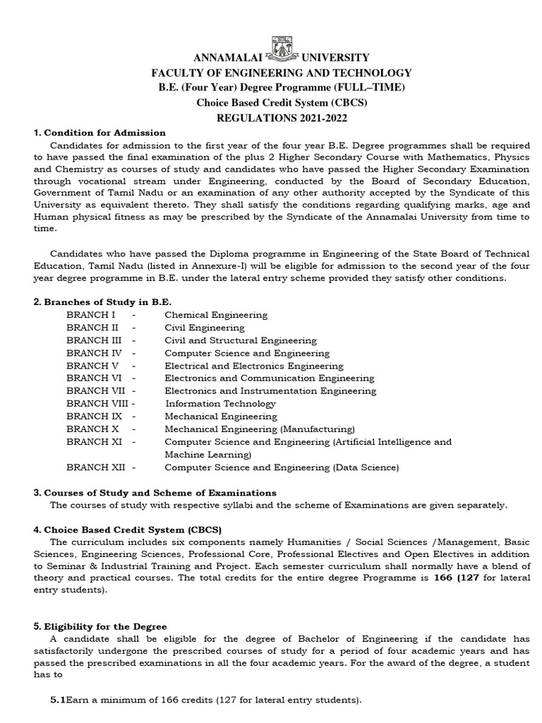 Be civil regulation 2021 pdf engineering mechanical engineering