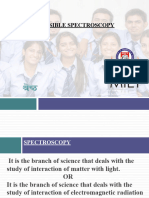 Uv - Visible Spectroscopy: Model Institute of Engineering & Technology