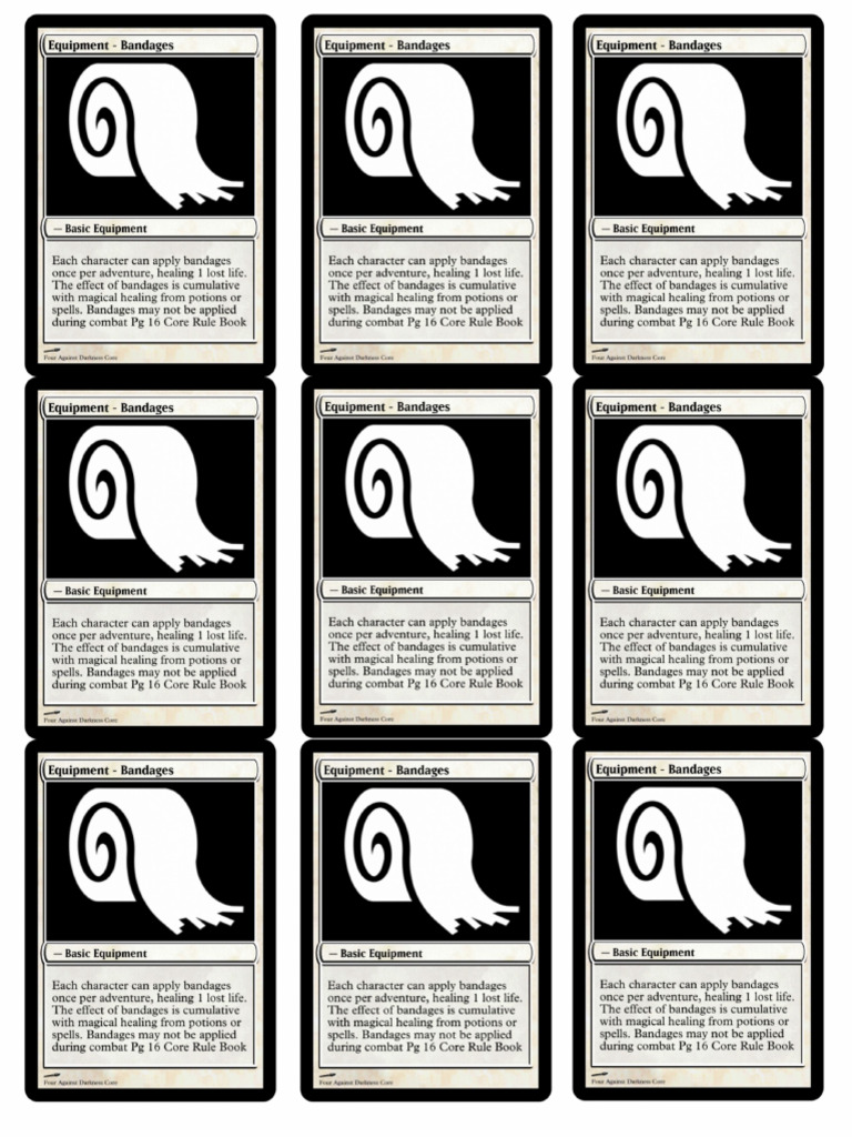 4AD Cards Core Rules PDF