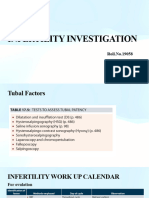Infertility Investigation: Roll - No.19058