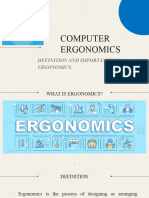 Ergonomics