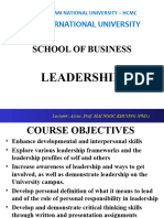 Leadership - Course Introduction