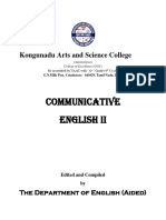Communicative English II