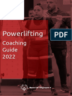 Sports Essentials Powerlifting Coaching Guide 2022